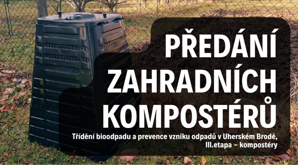 Třídění bioodpadu a prevence vzniku odpadů v Uherském Brodě, III. etapa – kompostéry