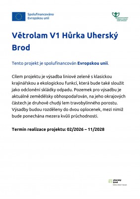 Větrolam V1 Hůrka