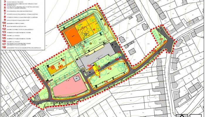Územní studie - Okolí ZŠ v Újezdci