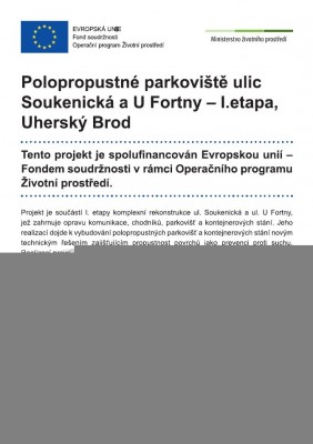 Spolufinancováno Evropskou unií - Fondem soudržnosti v rámci OPŽP
