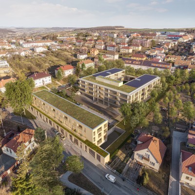 Vizualizace - letecký pohled