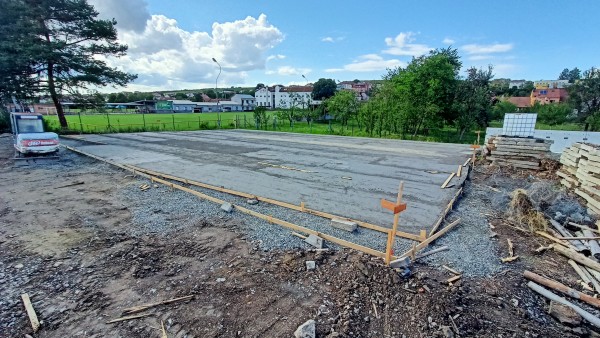 Sběrný dvůr - manipulační plocha - Újezdec