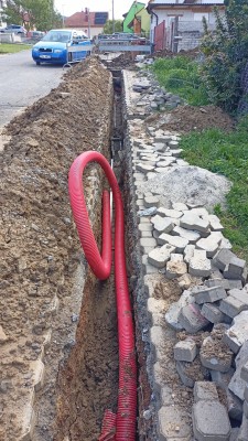 Přeložka VO - Havřice, ul. Zahradní