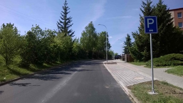 Parkoviště v ul. Na Chmelnici