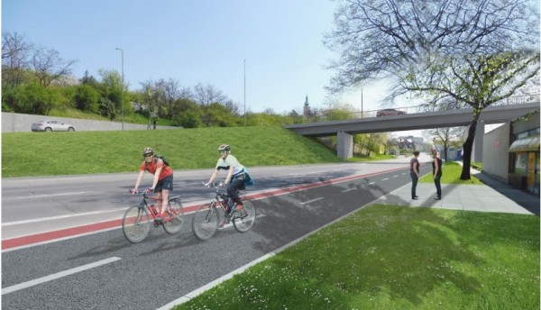 Propojení ulice U Porážky a ulice Pod Valy - záměr č. 307