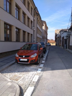 Parkoviště ulice Pecháčkova Uherský Brod