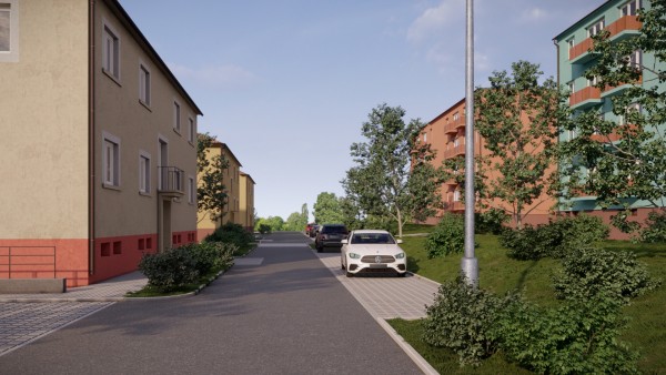 vizualizace ul. U Hřiště