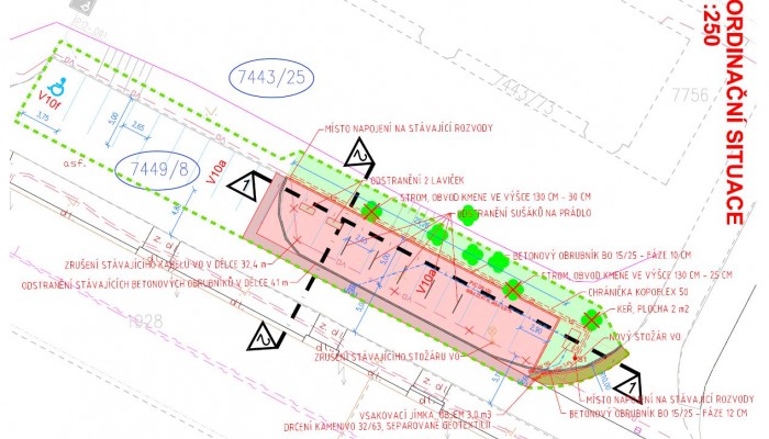 Parkoviště v ul. Družstevní